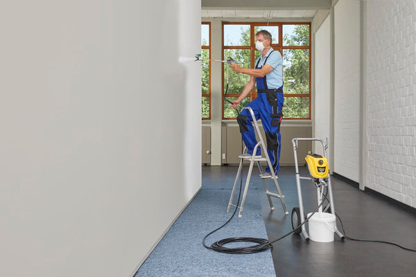 WAGNER Airless ControlPro 250M Paint Sprayer for interior and exterior wood, metal, wall and ceiling paints, covers 15 m² in 2 min, 110 bar, adjustable spray pressure, 9 m hose