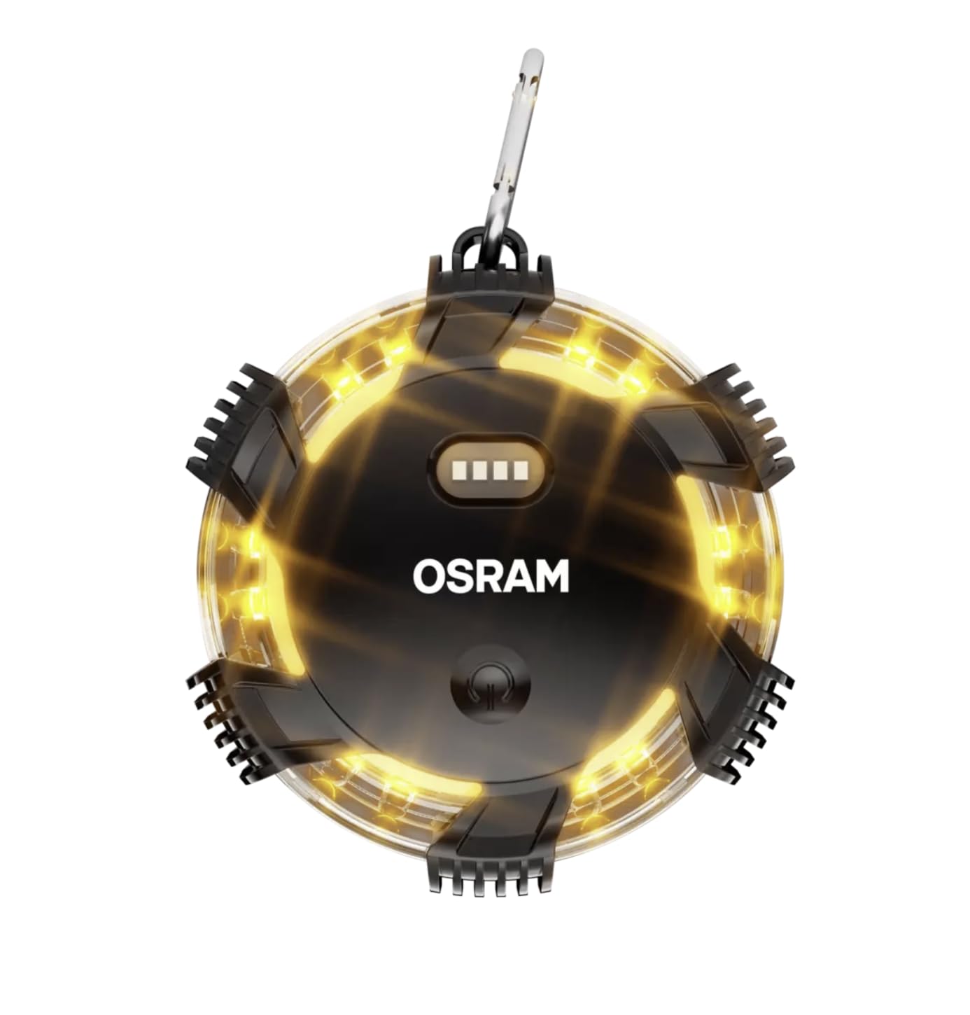 OSRAM LEDSL102 Ledguardian Road Flare Sign V16 Emergency Light for Cars, Breakdown Light, Car Emergency Beacon, Round Safety Warning Light for Vehicles and Motorcycles