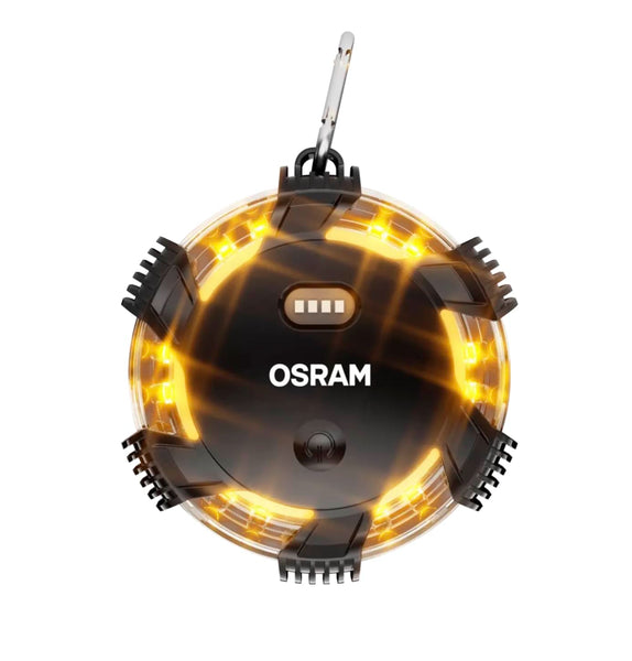 OSRAM LEDSL102 Ledguardian Road Flare Sign V16 Emergency Light for Cars, Breakdown Light, Car Emergency Beacon, Round Safety Warning Light for Vehicles and Motorcycles