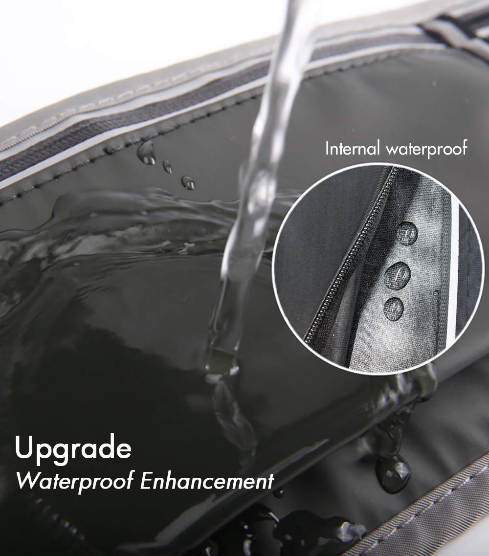 GORWRICH Running Belt with Waterproof Adjustable Elastic Strap, Sweatproof waistpacks with Large Capacity, Perfect for Running and Outdoor Activities