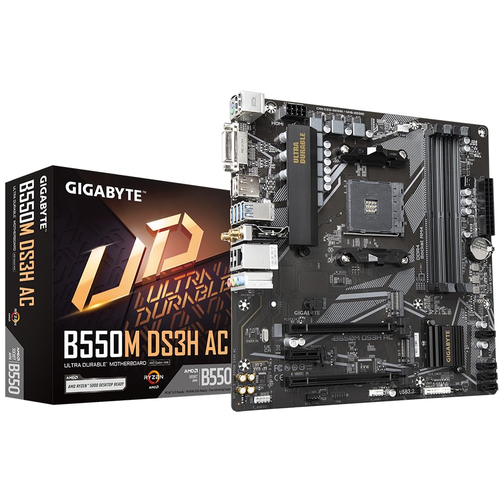 Gigabyte B550 AORUS ELITE V2 Motherboard - Supports AMD Ryzen 5000 Series AM4 CPUs, 12+2 Phases Digital Twin Power Design, up to 4733MHz DDR4 (OC), 2xPCIe 3.0 M.2, 2.5GbE LAN, USB 3.2 Gen1