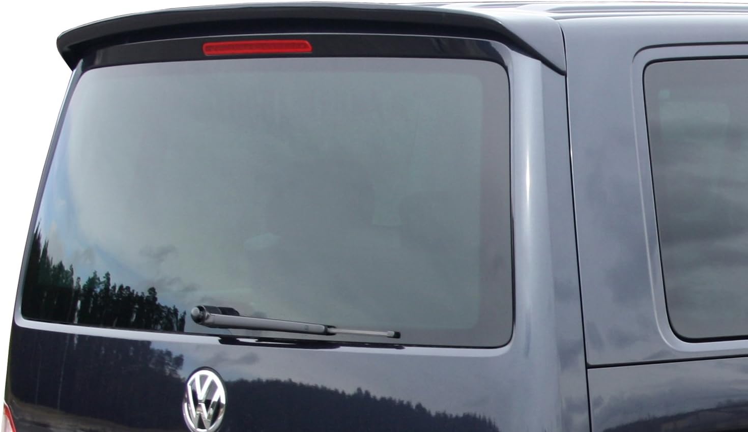 RDX Racedesign Roof Spoiler RDDS122 Transporter T6 -2015 (With Tailgate) (PU), Black or Dark Grey