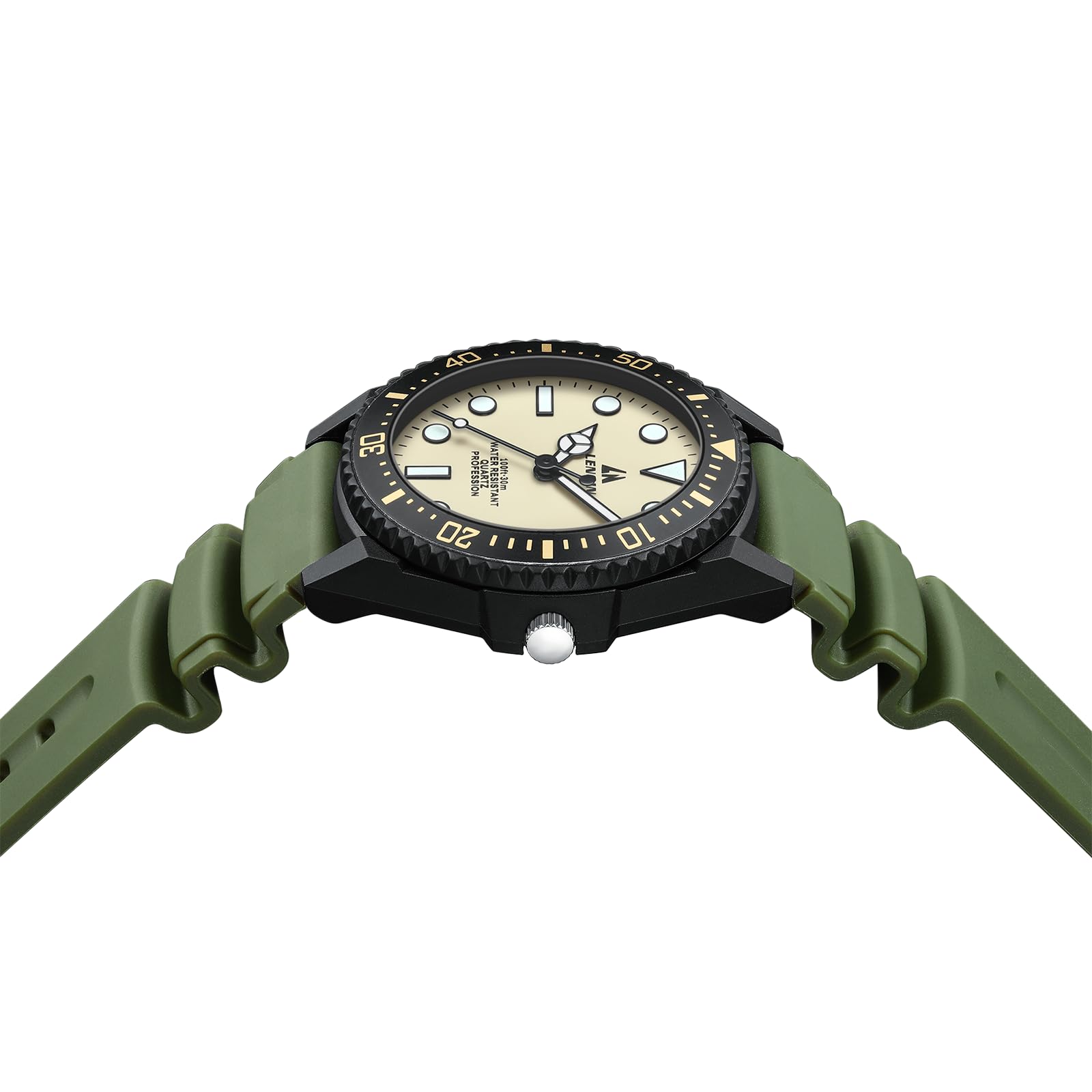 LN LENQIN Mens Watches Stainless Steel Watches Men Waterproof Analog Quartz Watch Men's Wrist Watches with Date Fashion Casual Man Watch