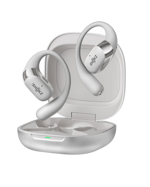 SHOKZ OpenFit 2 Open-Ear Headphones, True Wireless Bluetooth Earphones with Microphone, Earhook Earbuds with 48 Hours of Playtime, USB-C Fast Charging, IP55 Water-Resistant, with Carrying bag, Black