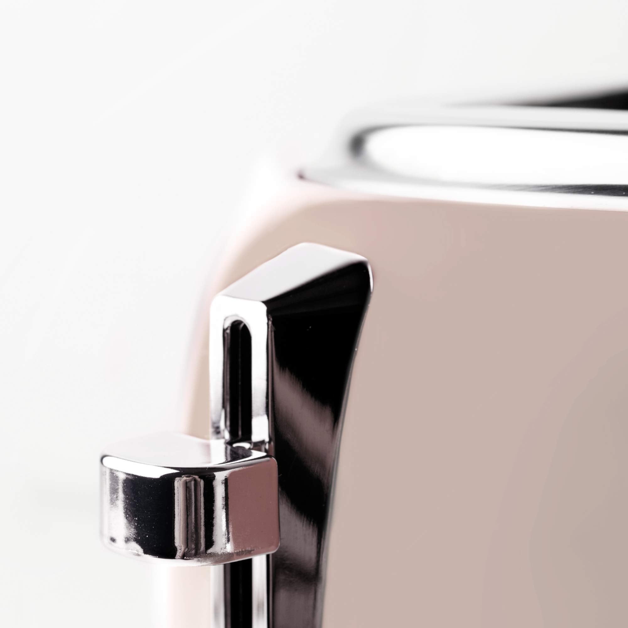 Haden Jersey Putty Retro 4 Slice Toaster - 4 Slot Toaster with Dual Control & Adjustable Browning - Stainless Steel Housing - Essential Kitchen