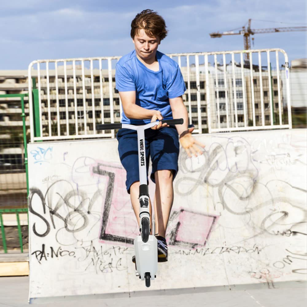 Joycruise Stunt Scooter Pro Trick Scooters for Kids & Teenagers Age 6+ Boys Girls, Kick Freestyle Beginner Scooter 360 Spin Handlebar, Robust
