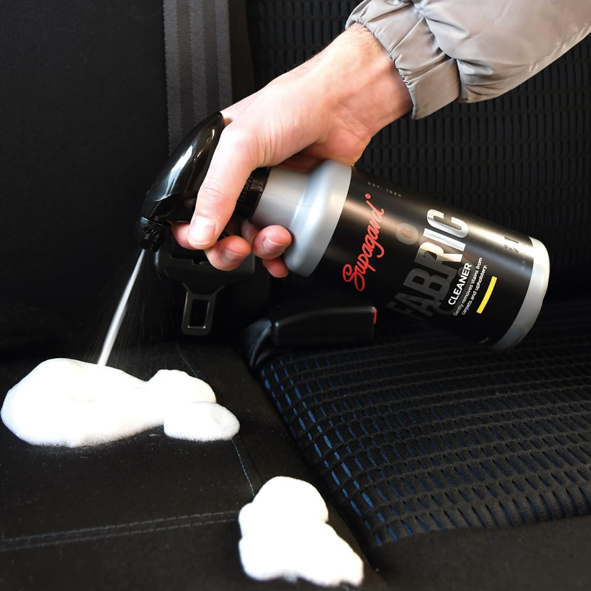 Supagard Fabric Cleaner – 500ml Eco-Friendly Water-Based Stain Remover for Car Seats, Upholstery, Carpets & Home Use | No Harsh Chemicals