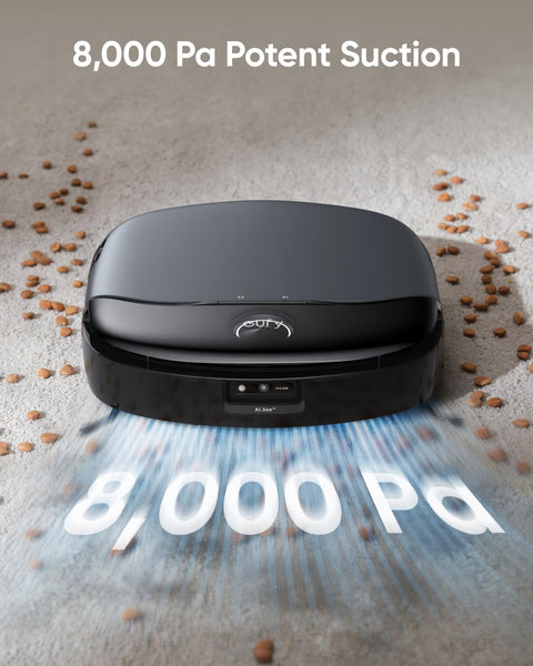 eufy Omni S1,Robot Vacuum Cleaner with Mop, Incredible Suction, All-in-One Station, Smart Obstacle Avoidance, Lift Mop, Wi-Fi, App, Alexa, Corner-to-Edge Deep Cleaning