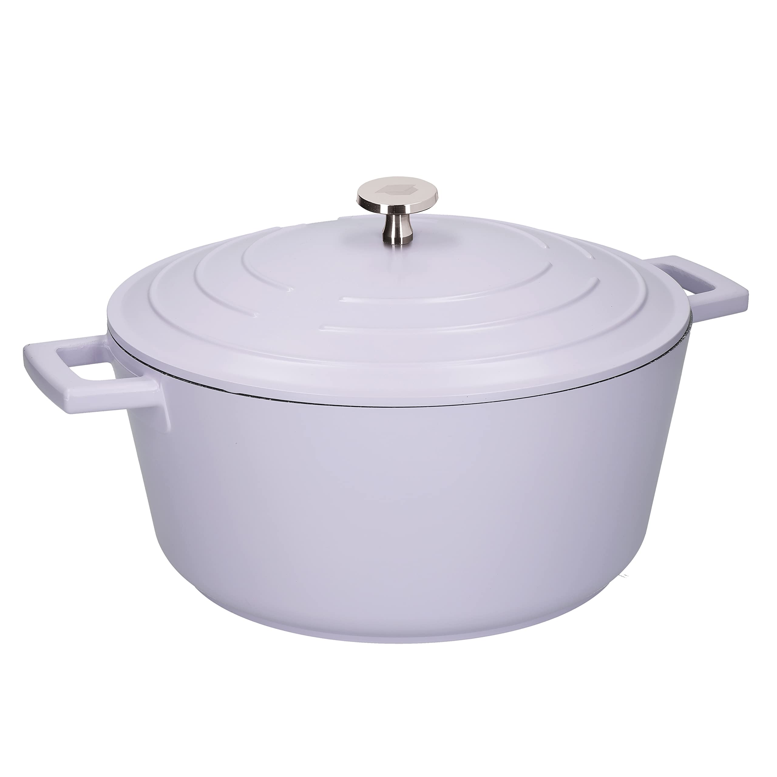 MasterClass Casserole Dish With Lid, Medium 4L/24 cm, Lightweight Cast Aluminium, Induction Hob And Oven Safe, Black