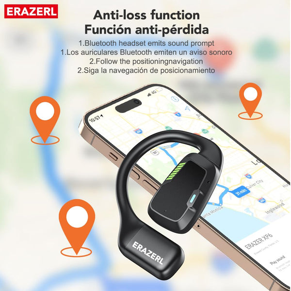 XP6 AI Translator Earbuds, Real time Translation Open Earbuds with Bluetooth 5.4 150 Languages and Spoken Translation with oled HD Display, Suitable for Android&IOS, Perfect Travel Companion