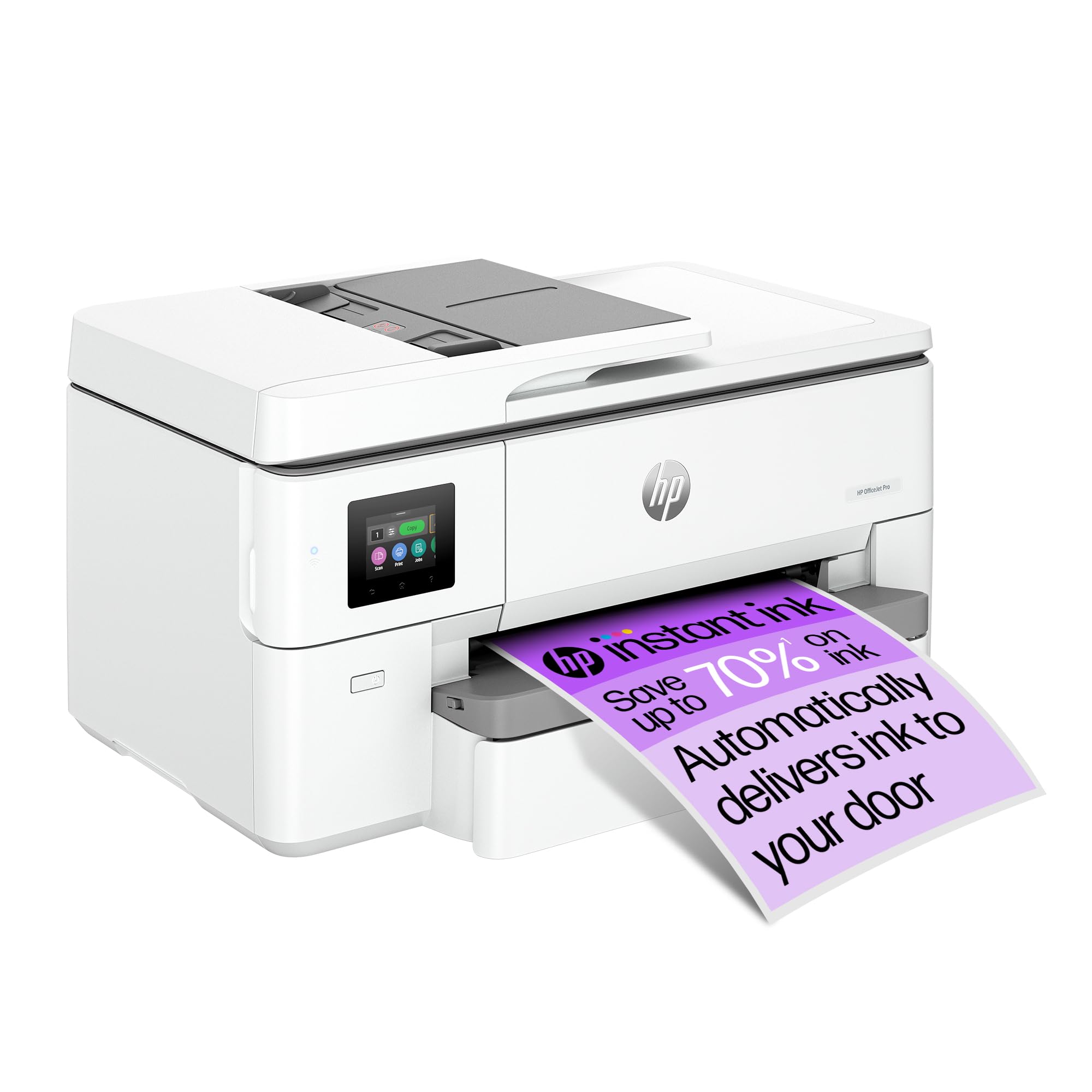 HP OfficeJet Pro 9720e Wide Format All-in-One Printer | Colour | Printer for Small Office | Wireless | Print, Scan, ADF | Up To A3 | 3 Months Instant Ink Included | Easy Setup | Up To 3 Years Warranty