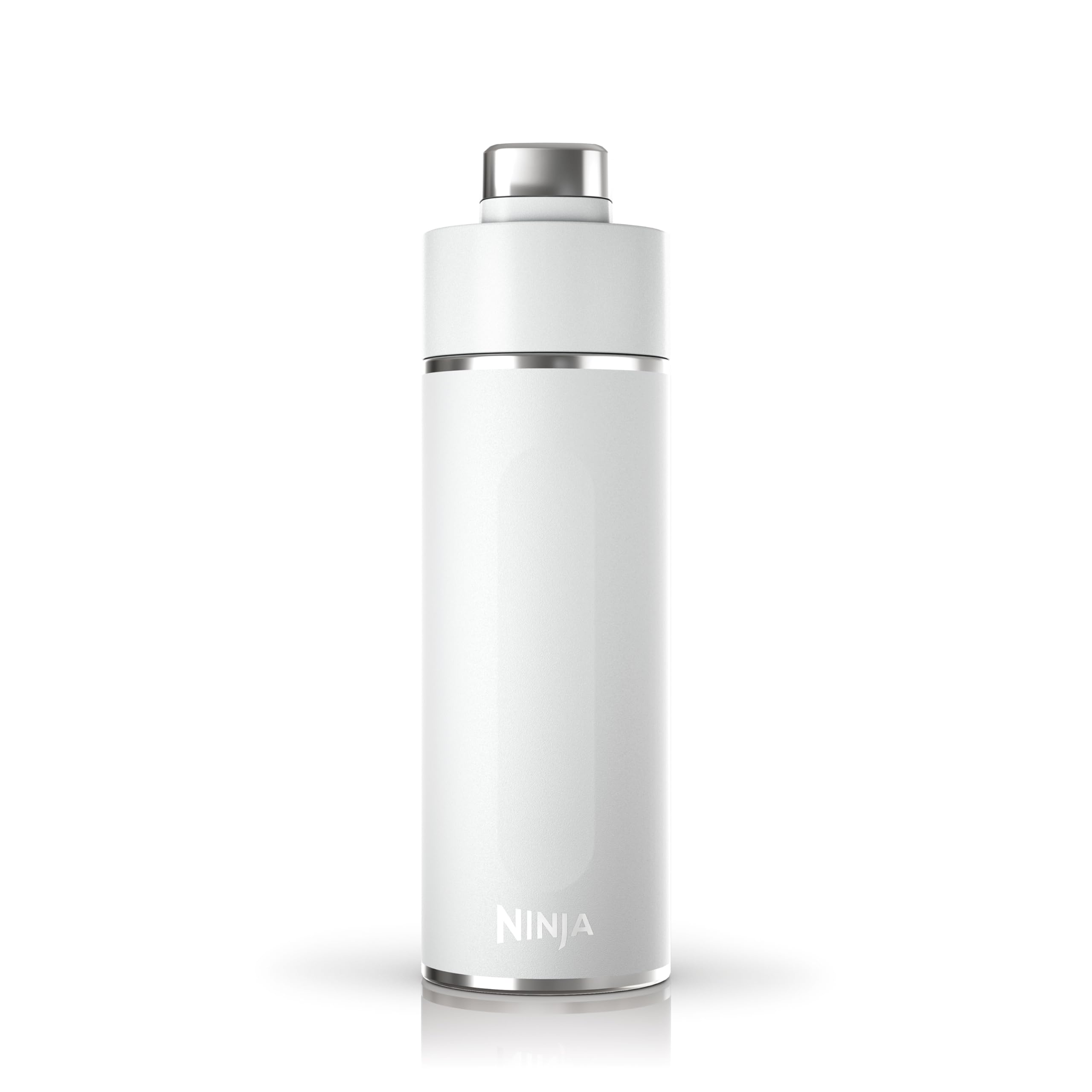 Ninja Thirsti Water Bottle and Flask 709 ML With Leak-Proof Lid, Designed For Carbonated, Hot & Cold Drinks, Ideal For Travel & Sports, Triple Insulated, Stainless Steel Bottle, Black, DW2401EUUKBK