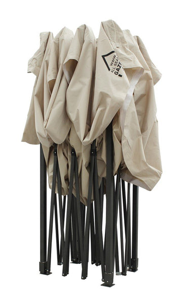 All Seasons Gazebos 3x4.5 Fully Waterproof Pop up Gazebo With Accessories - Metallic Grey