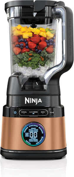 Ninja 2-in-1 Detect Power Blender Pro & Single Serve, 1200W Blender With Jug, & 2x Single Serve Cups, Blend Smoothies, Chop Vegetables & Mix Frozen Drinks, Black/Copper, TB301UKCP