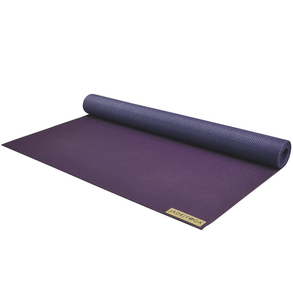 Jade Voyager yoga travel mat, 61 x 173 cm, 16 mm thick, Purple