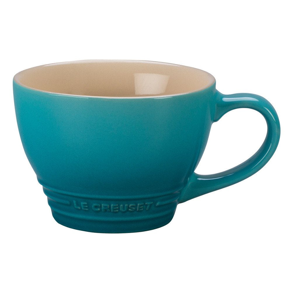 Le Creuset Stoneware Grand Mug, 400ml, Deep Teal, 70304406420002