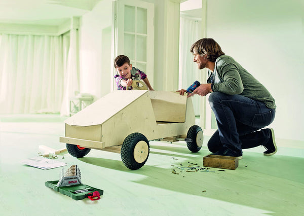 Bosch 70-Pieces X-Line Titanium Drill and Screwdriver Bit Set (for Wood, Masonry and Metal, Accessories Drills)