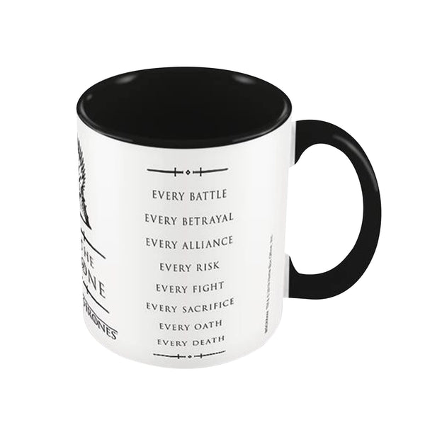 Pyramid International Game of Thrones (for The Throne) Black Inner C Mug - 10Oz / 315Ml Ceramic Mug - One Size
