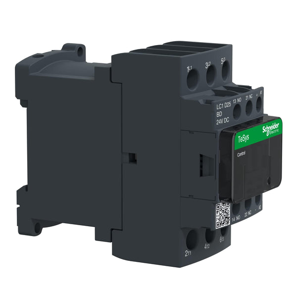 Schneider Electric, TeSys D contactor - 3P(3 NO) - AC-3 - <= 440 V 38 A - 230 V AC 50/60 Hz coil, LC1D38P7