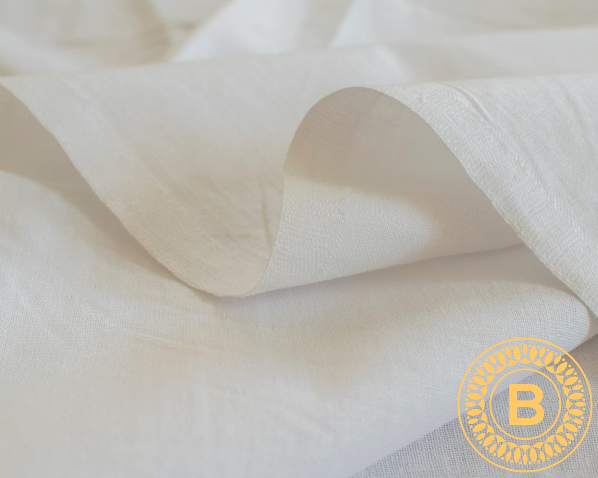 Plain White 100% Cotton Fabric for Arts & Crafts, Dressmaking, Quilting, Sewing, Bedding, Pillowcases, Bunting - 150 CM Extra Wide by BURLAS (White,
