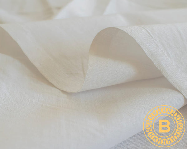 Plain White 100% Cotton Fabric for Arts & Crafts, Dressmaking, Quilting, Sewing, Bedding, Pillowcases, Bunting - 150 CM Extra Wide by BURLAS (White,