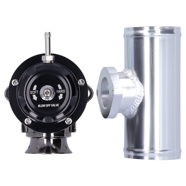 Turbo Blow Off Valve kit, Akozon Universal SDD‑BOVGRSBL FPG250 Aluminium Billet Turbo Blow Off Valve with 2.5in Flange Pipe Type‑RS(Purple)