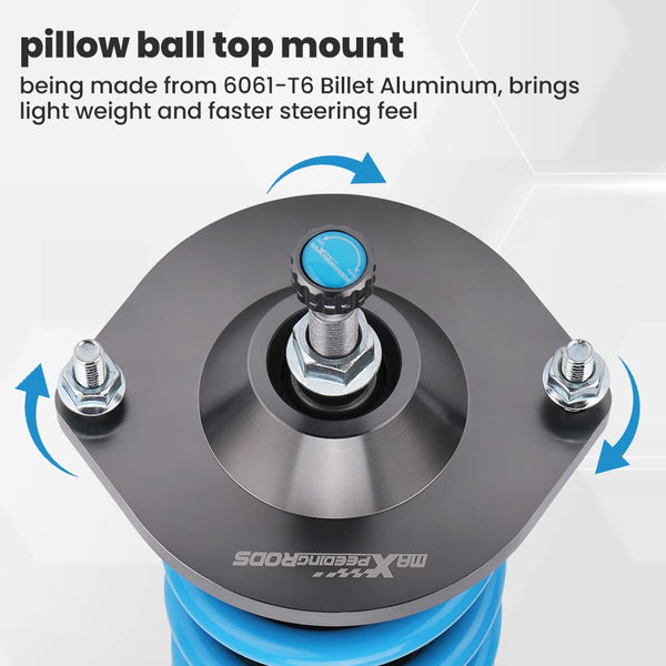 maXpeedingrods Coilovers Lowering Kit for Mazda MX5 MX-5 NA NB 1990-2005 Adjustable Hight Struts Shock Absorber Suspension