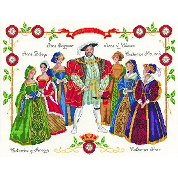 DMC Henry VIII Cross Stitch Kit, Cotton, Multi-Colour
