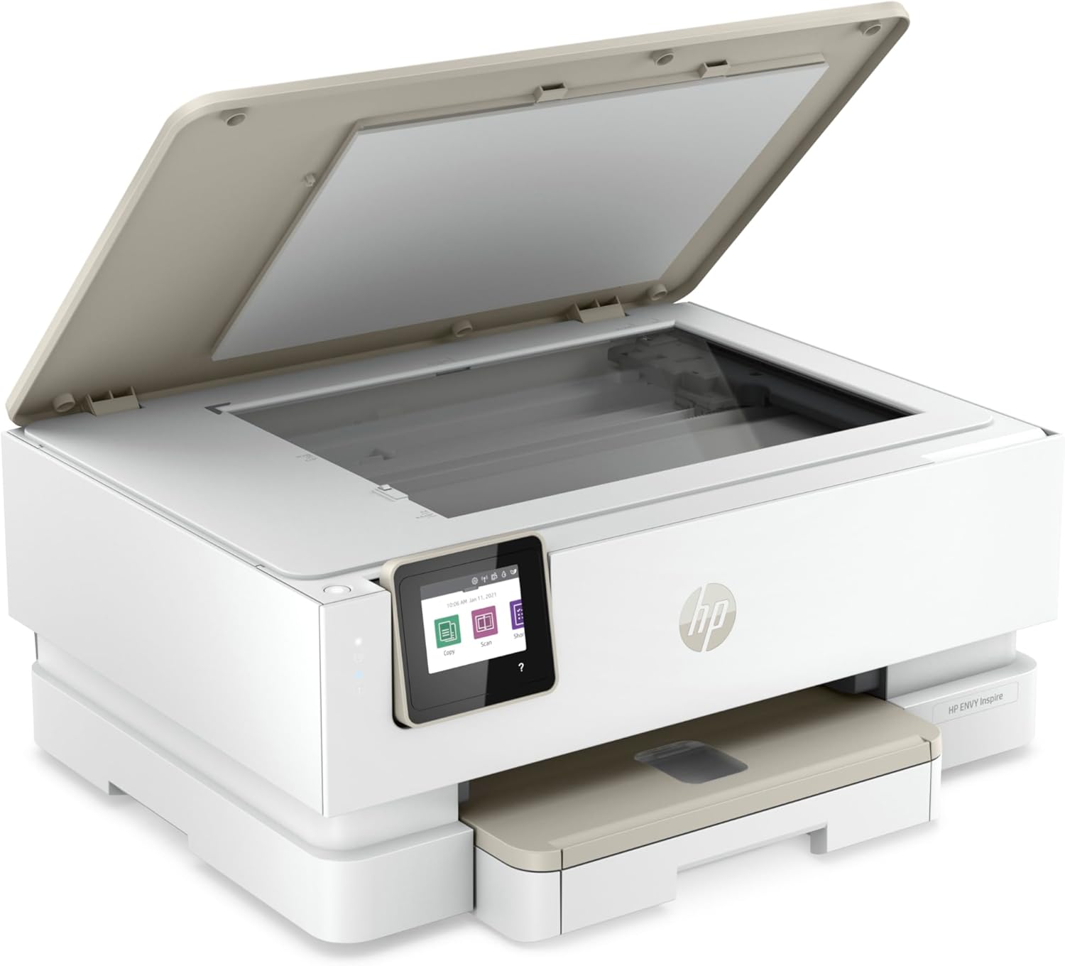HP ENVY Inspire 7220e All-in-One Wireless Colour Printer | 5 months free Instant Ink limited time only | White | 2-sided printing | Touchscreen | Self-healing Wi-Fi