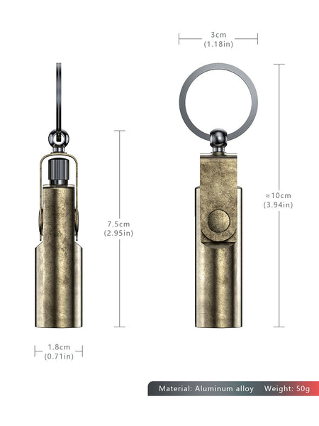 VVAY Permanent Match Lighter with Keyring (Sold without Fluid)