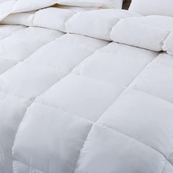 ANALIN King Size Duvet - 13.5 Tog Luxurious Goose Feather & Down Quilt, 50% Down King Size Bed Duvet, 100% Cotton Shell, Anti-dust mite &