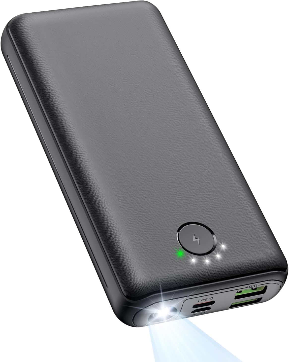 Power Bank 27000mAh Powerbank Fast Charging 22.5W QC 4.0 Portable Charger with Outputs Inputs Flashlight USB C Battery Pack, Ultra-High Capacity Compatible for iPhone Samsung Huawei