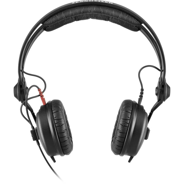 Sennheiser HD 25 LIGHT Lightweight On-Ear DJ & Monitoring Headphones | Robust Single Headband Design | 1.5M Dual-Sided Detachable Cable & 1/4" Jack Adaptor Included | Black (508664)