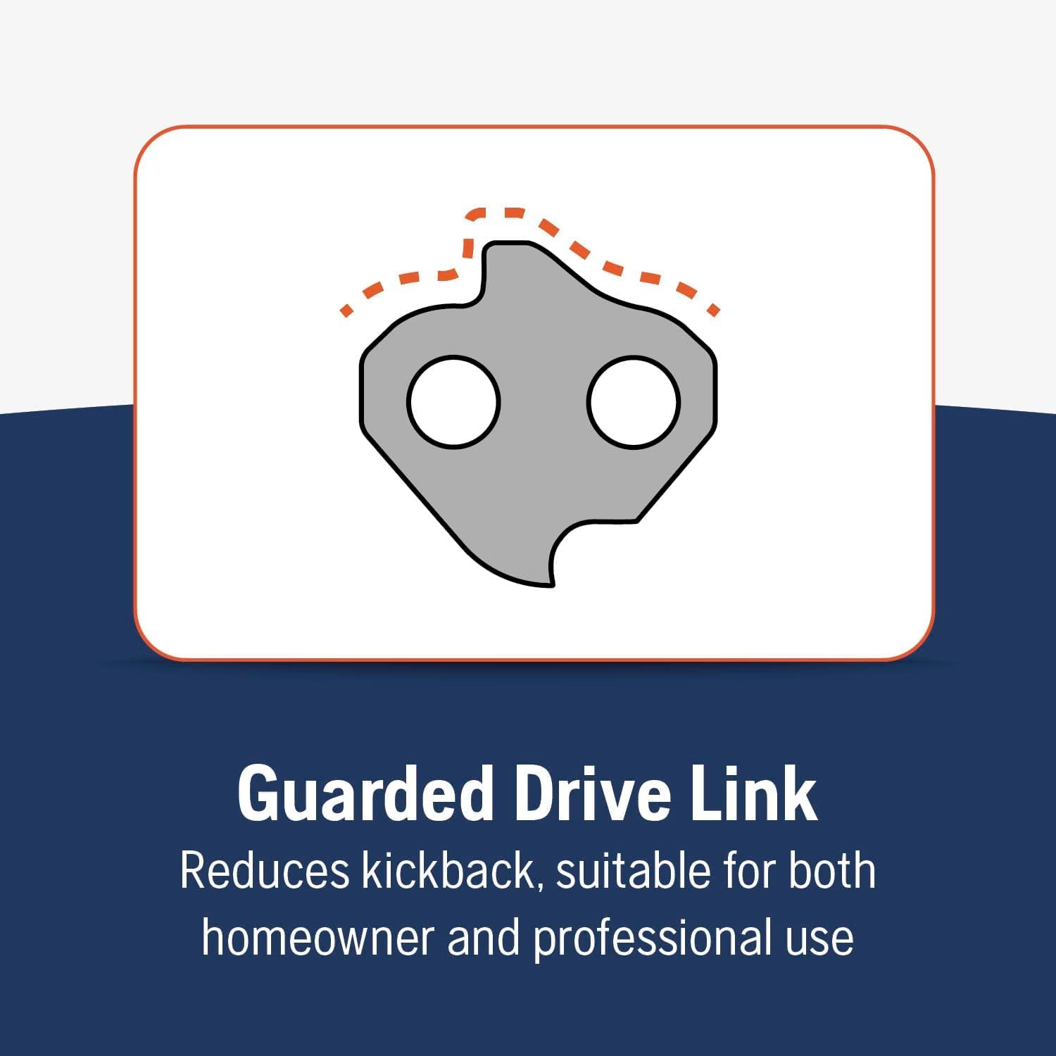 Husqvarna Set of 3 OEM SP33G X-Cut .325 .050 80DL 20" Chain 581643680