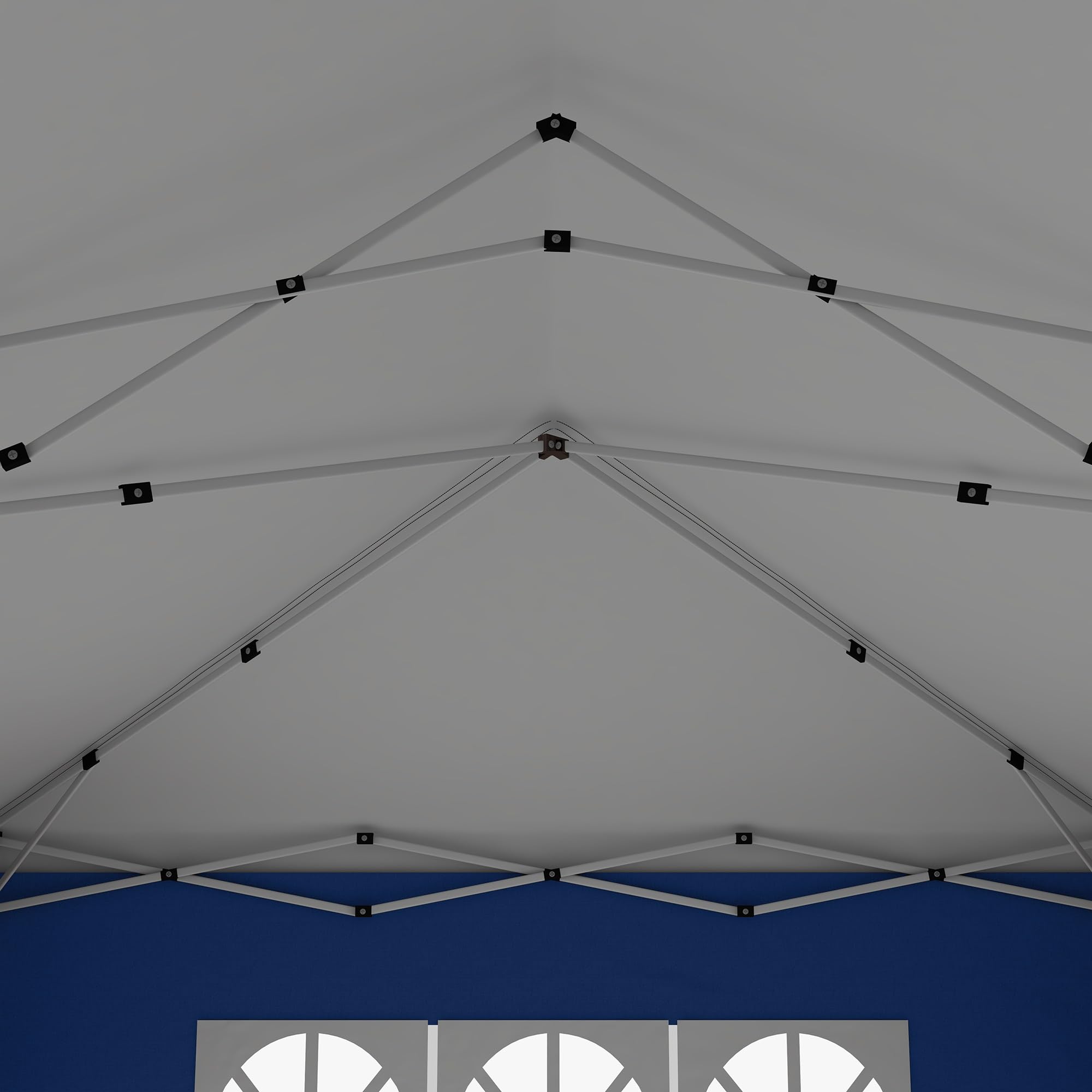 Outsunny 3 x 3(m) Pop Up Gazebo, Water and UV Resistant Party Tent Camping Canopy Marquee with Carry Bag, Blue