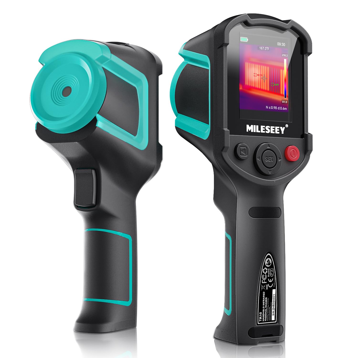 MiLESEEY TR10 Thermal Imaging Camera, Super Resolution 192 x 192 Thermal Camera, 25 Hz Refresh Rate, -4°F to 1022°F Handheld Infrared Imager, 8-Hour Battery Life Infrared Camera