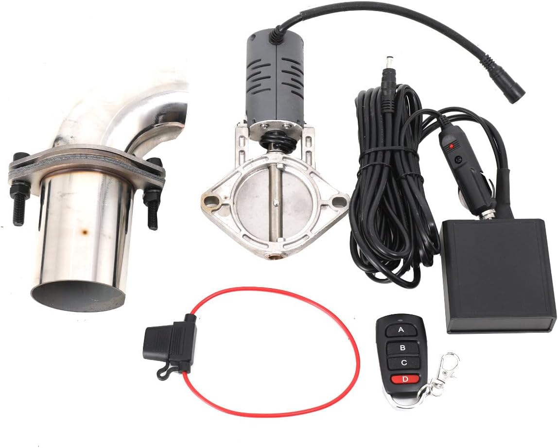 Universal Exhaust Valve, 304 Stainless Steel Electric Exhaust Valve, Heat Resistant up to 400℃, Stable Performance, Valve Replacement