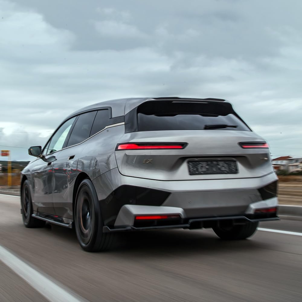 Oneway Roof Spoiler (Cap) compatible with BMW iX M-Pack i20 2021- - Gloss black