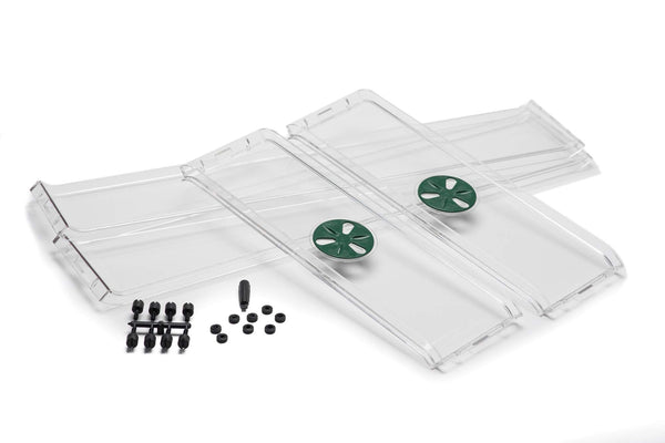 EarlyGrow Domed Propagator, Green, 2 Side Extenders with no Clip Set