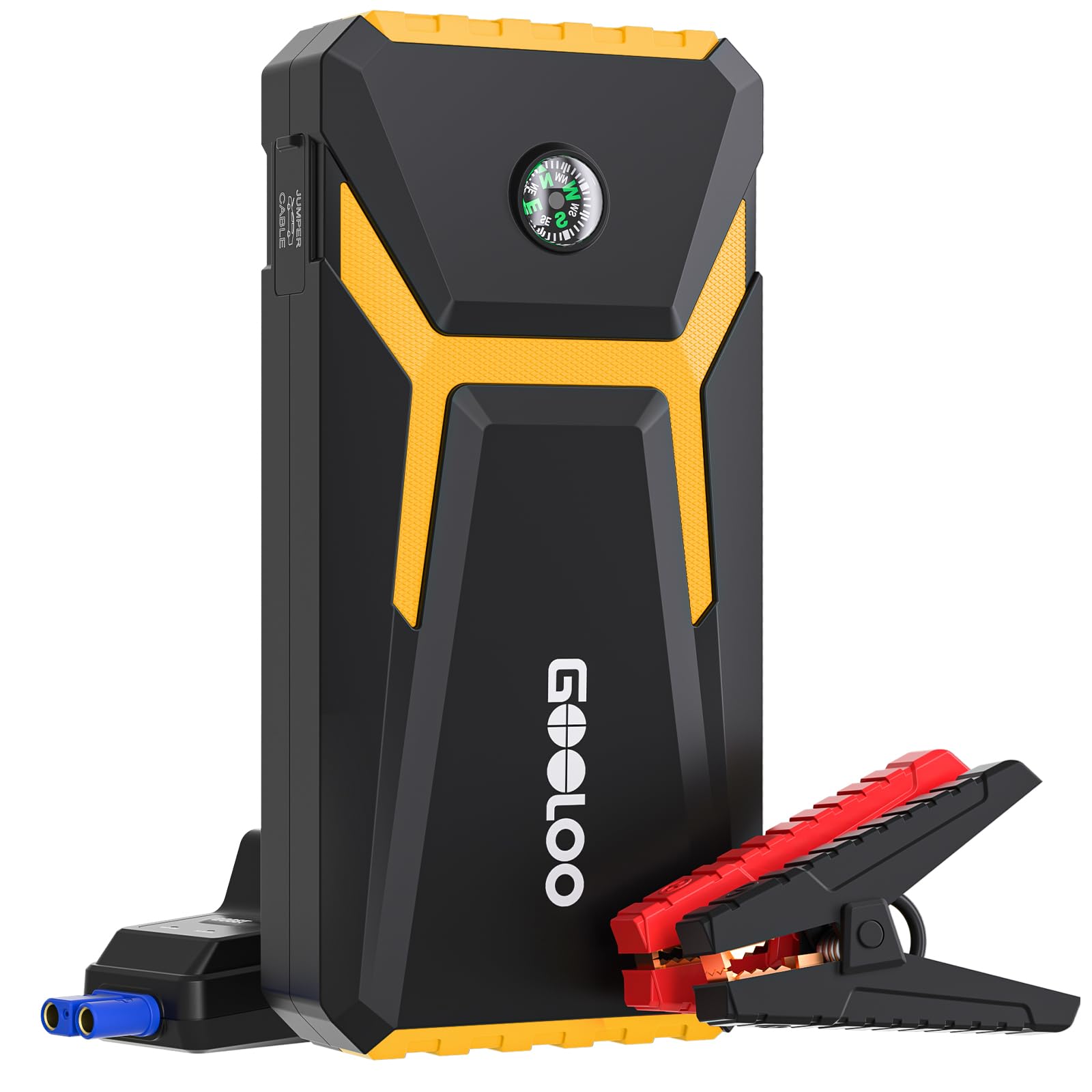 GOOLOO New GP2000 Jump Starter 2000A Car Starter Battery Pack (Up to 8.0L Gas, 6.0L Diesel Engine),12V Car Battery Charger Jumper Starter, Portable Lithium Jump Box with USB Quick Charge