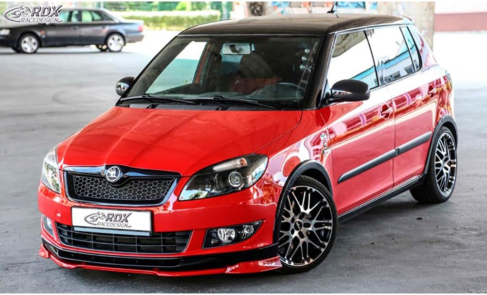 RDX Racedesign Front spoiler Vario-X compatible with Skoda Fabia II 5J Monte Carlo 2010-2014 (PU)