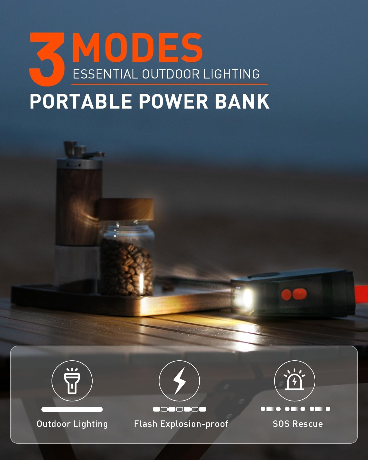 12V 4000mAh / 5V 10000mAh Portable Power Bank with DC Output, 12V Cigarette Lighter Socket, and DC 5.5×2.5mm Port for Car Refrigerators, Sup Pumps, LED Strips, and Other 12V DC Devices