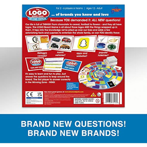 Drumond Park The LOGO Board Game Second Edition - The Family Board Game of Brands and Products You Know and Love, Family Games For Adults And Kids Suitable From 12+ Years
