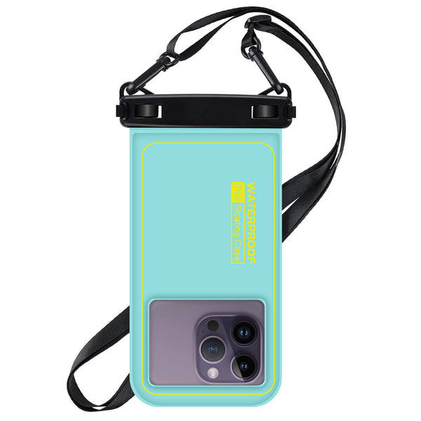 Floating Waterproof Phone Pouch, IPX8 Universal Waterproof Phone Case for Swimming Dry Bag Underwater for iPhone 16 Pro Max 15 Pro 14 Samsung S25 S24 S23 Ultra Huawei Xiaomi etc, Up to 6.9"