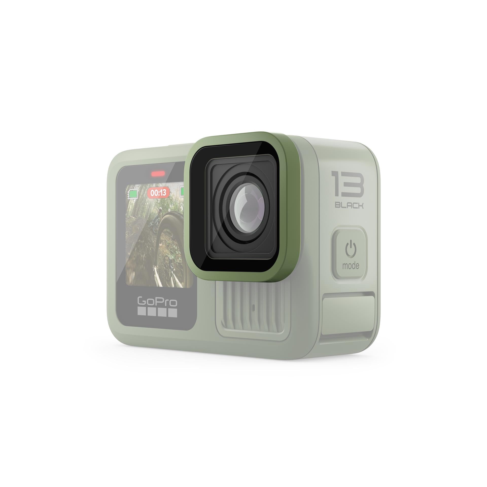 GoPro HERO13 Black in Forest Green (Limited Edition Color) - Waterproof Action Camera with 5.3K60 Video, 27MP Photo + Compatability with HB-Series Lenses