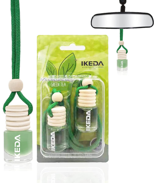 Ikeda scents Ikeda Car Air Fresheners | Automotive Hanging Pendant | Auto Perfume Diffuser with Real Oil | Strong and Long Last Fragrance | Fresh Smell Cover Odours | Car Accessories for Men Women