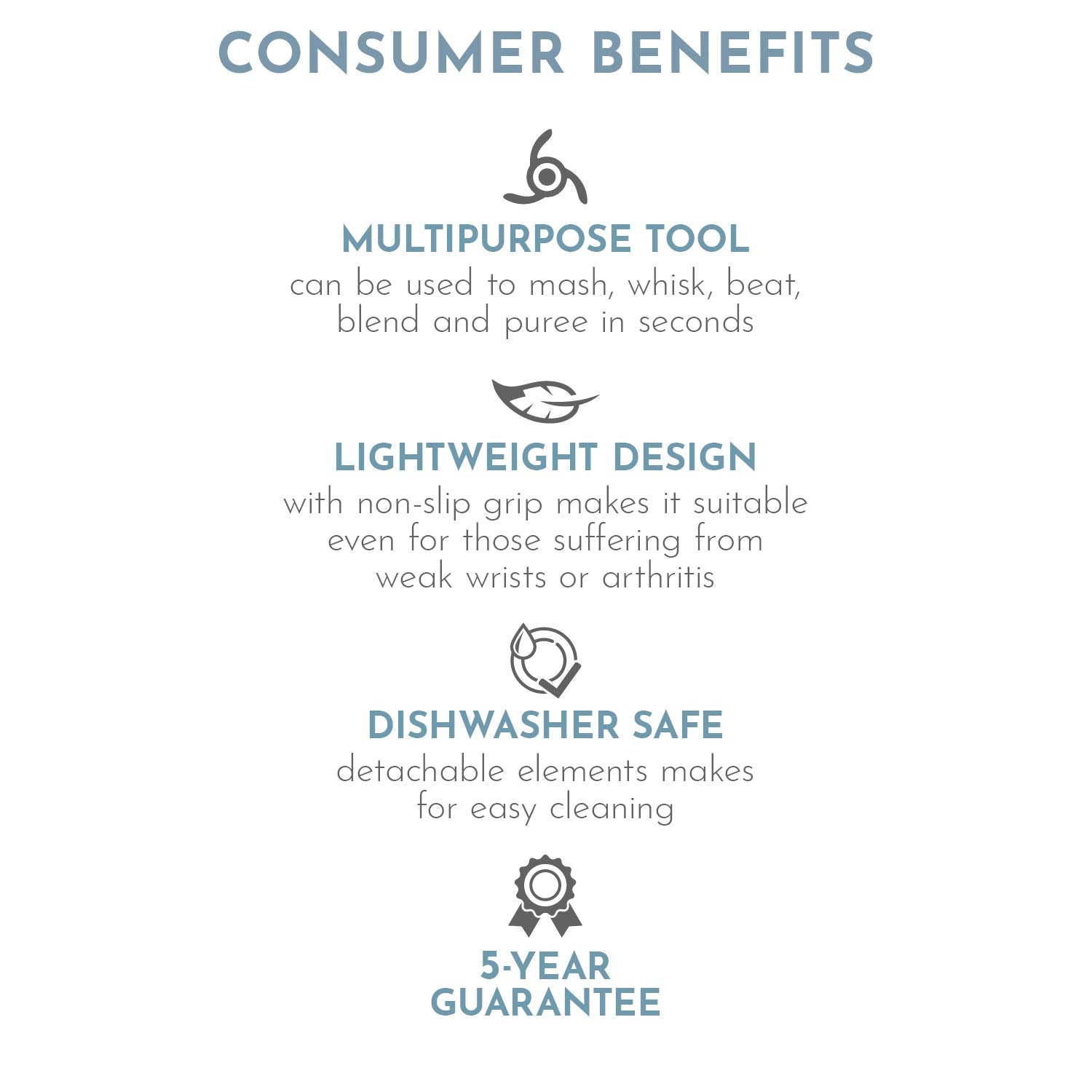 Masha Official Electric Potato Masher Hand Blender 3-in-1 Multi Tool Blends Purees Whisks | Immersion Mixer | Vegetables & Potatoes | Soup Makers