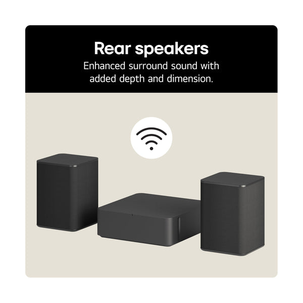 LG USC9S Bluetooth Soundbar for TV with Dolby Atmos & Wireless Subwoofer 3.1 channel