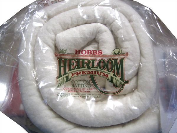 Hobbs Heirloom Premium Cotton: 90 x 108in (Queen), Blend, Natural