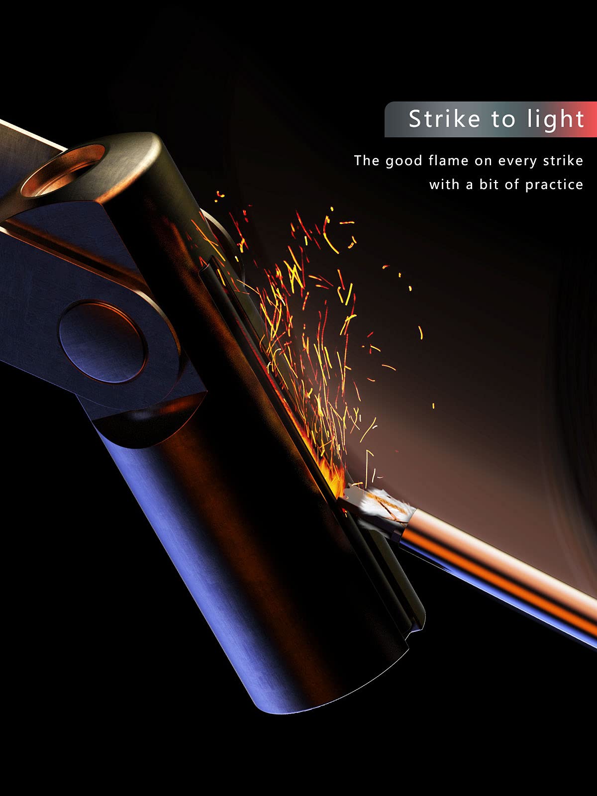 VVAY Permanent Match Lighter with Keyring (Sold without Fluid)